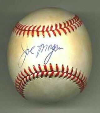 Joe Morgan Signed Official Onl Baseball Hof Psa/dna