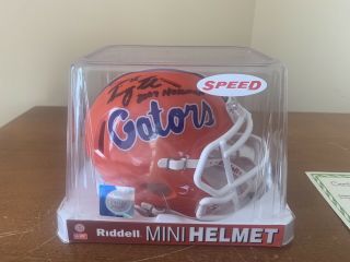 Tim Tebow Autographed Florida Gators Mini Helmet