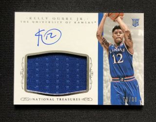 Kelly Oubre Jr.  2015 Panini National Treasures Multi - Sport Patch Auto Rc /99