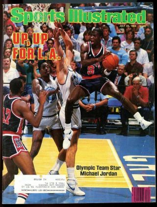 Si: Sports Illustrated July 23,  1984 Olympic Team Star Michael Jordan G