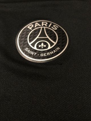 NIKE Paris Saint - Germain Black Jersey 919010 - 012 Black (MEN ' S 2XL) 3