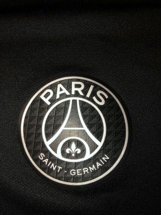 NIKE Paris Saint - Germain Black Jersey 919010 - 012 Black (MEN ' S 2XL) 5