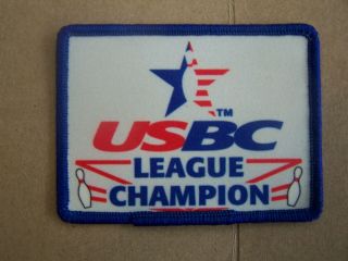 Usbc United States Bowling Congress League Champion Bowling Patch Emblem