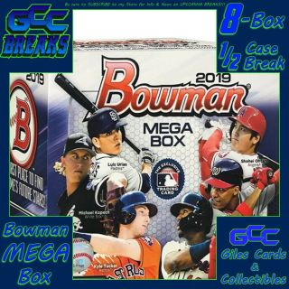 St.  Louis Cardinals 2019 Bowman Mega Box 8 Boxes 1/2 Case Break 7