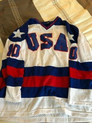 1980 Usa Olympic Hockey 10 Mark Johnson Men 