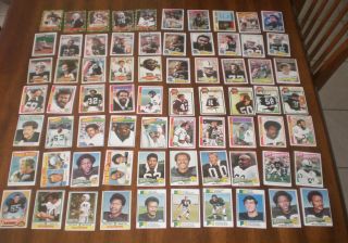 70 Oakland Raiders Assorted Football Cards - 1970 - 1987