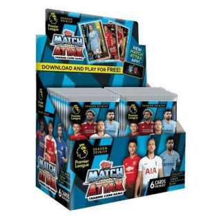 2018 - 2019 Match Attax Premier League Trading Card Pack (box Of 50 Packs) - Topps