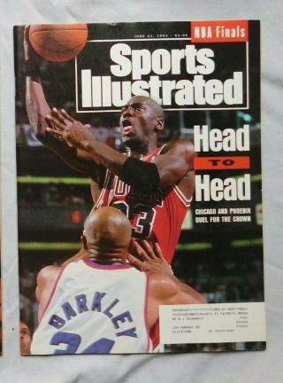 Michael Jordan Bulls Vs Charles Barkley Suns Nba Finals 1993 Sports Illustrated