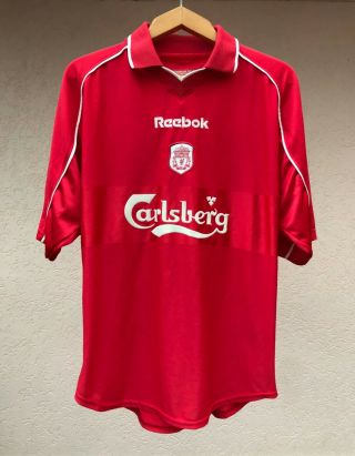 Liverpool 2001/2002 Home Football Soccer Shirt Jersey Camiseta Reebok Maglia
