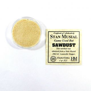 Highland Stan Musial Game Bat Sawdust Limited Edition 1 Of 500