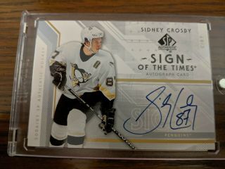 06 - 07 Sp Authentic Sign Of The Times Sidney Crosby