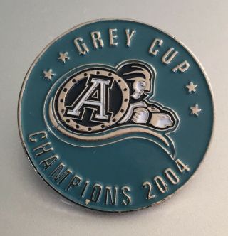 2004 Cfl Grey Cup Football Pin Toronto Argonauts Vintage Sports Lapel Pin