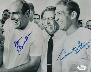 Packers Bart Starr & Don Chandler Signed 8x10 Photo Reprint W@w