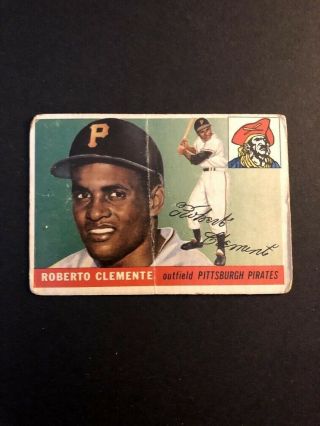 1955 Topps Roberto Clemente 164 Rookie Card
