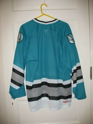 Vintage NHL San Jose Sharks Jersey CCM Adult Large 2