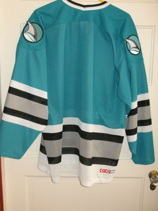 Vintage NHL San Jose Sharks Jersey CCM Adult Large 7