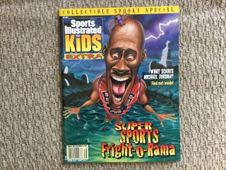 1997 Sports Illustrated For Kids Michael Jordan Collectible Spooky Edition.