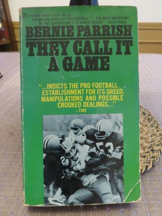 They Call It A Game Paperback Football Book (1972)