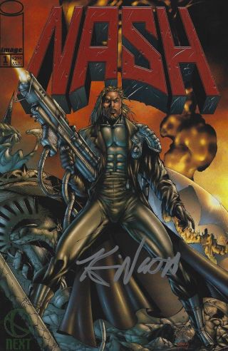 Kevin Nash Signed Image Comic Book Issue 1 Bas Beckett Wwe Wcw Nwo Autograph