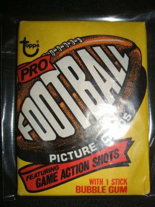 1977 Topps Nfl Football Wax Pack (steve Largent Rc,  Walter Payton)
