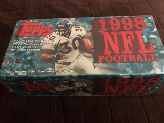 1998 Topps Nfl Football Complete Factory Set 360 Cards Manning Rookie