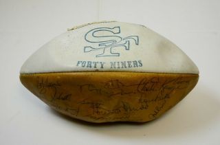 San Francisco Forty Niners Wilson Team Signed Football Ball 36 Autographs 1970 