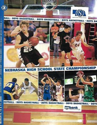 2006 Nebraska High School Basketball Championship Program