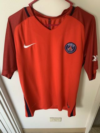 Nike 2016 Psg Paris Saint - Germain Soccer Jersey Kit Red Men 