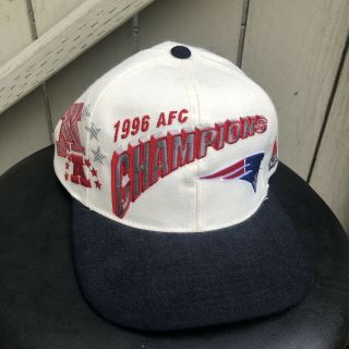 Vintage England Patriots 1996 Afc Championship Sports Specialties Hat