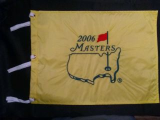 2006 Masters Golf Pin Flag Augusta National Phil Mickelson