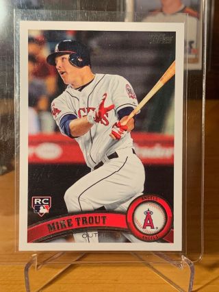 2011 Topps Update Mike Trout Rookie Card Us175 Ready For Grading Rc Angels