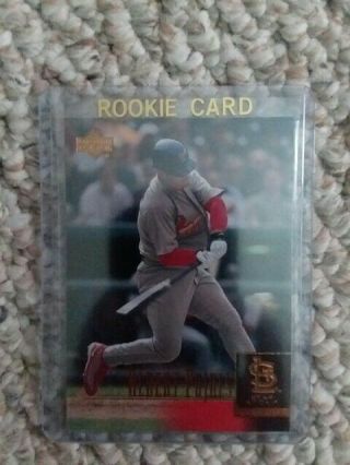 2001 Upper Deck 295 Albert Pujols Rookie Card - Cardinals Angels