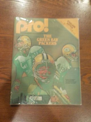 1980 Pittsburgh Steelers Vs Green Bay Packers Program Larry Mccarren Cover