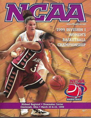 1999 Ncaa Womens Basketball Regional Championship Program
