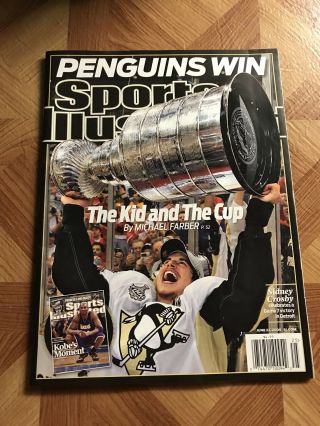 June 22 2009 Sidney Crosby Stanley Cup Sports Illustrated Newstand Penguins