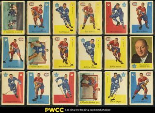 1959 Parkhurst Hockey Mid - Grade Complete Set Richard Belibeau Harvey (pwcc)