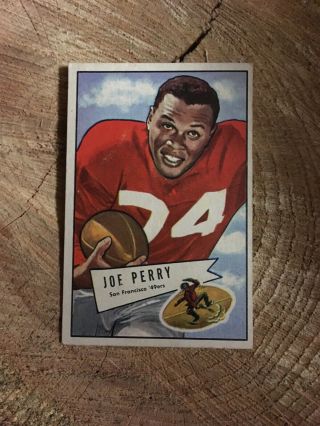 1952 Bowman Joe Perry 49ers Card