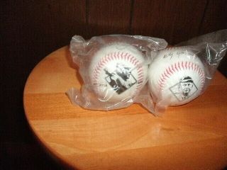 Tris Speaker,  And Cy Young Commemorative Autographed Baseball Nip