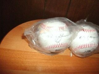 TRIS SPEAKER,  and Cy Young COMMEMORATIVE AUTOGRAPHED BASEBALL NIP 2