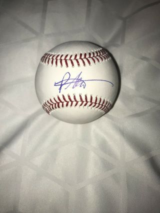 Pete Alonso Autographed York Mets Romlb Baseball