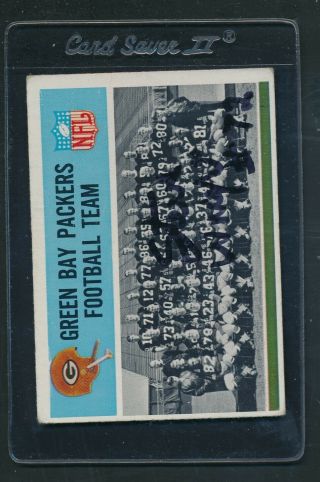 1966 Philadelphia 79 Steve Wright Green Bay Packers Signed Auto A2791