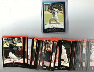 2001 Bowman Baseball Complete Set (1 - 440) Albert Pujols Rc Rookie,
