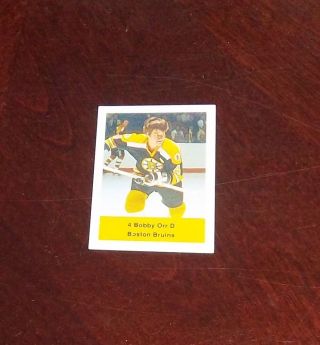 Bobby Orr Loblaws Nhl Action Players 1974 - 75 Stamp