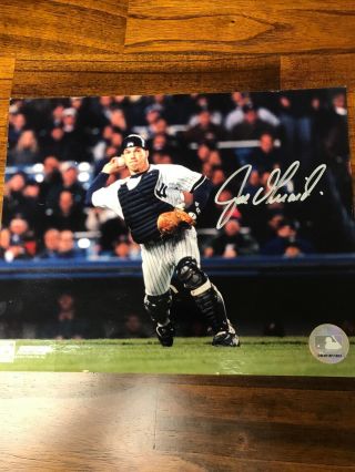 Joe Girardi York Yankees Signed Autograph Auto 8x10 Great In Action Picture