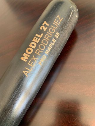 Alex Rodriguez Yankees Game Issued X Bat Maple