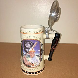 1982 CAL RIPKEN JR ROOKIE OF THE YEAR BEER STEIN WITH SER NO.  A 0947 3