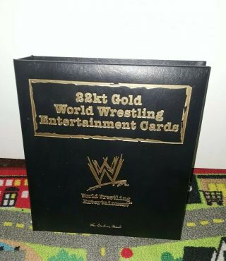 22kt Gold World Wrestling Federation Cards Danbury Wwe Wwf 1 - 70 Complete