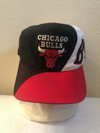 Vintage Nba Chicago Bulls Snapback Hat Cap 1995 - 1996 Best Record Ever 72 - 10