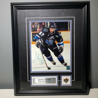 Sidney Crosby | Frameworth Signed Nhl Autographed Rimouski Oceanic Sports Junior