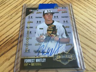 2015 Bowman Forrest Whitley Under Armour All America Auto /199